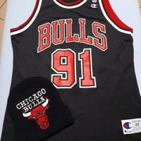 Canotta NBA Chicago Bulls Rodman Champion '90