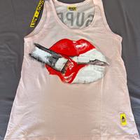 Canotta maglia rosa Shop Art nuova M