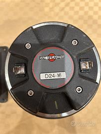 Coppia tweeter B&C smontate da FBT gl90 gold