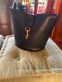 Borsa secchiello blu- Gucci- originale