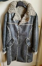 Giacca cappotto pelle originale David Hamilton