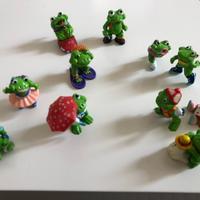 Sorprese Kinder anni 90 Fantasmini, Ippopotami ecc
