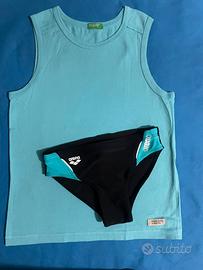 Set canotta Benetton taglia XL - 10/11 anni