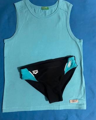 Set canotta Benetton taglia XL - 10/11 anni