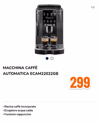 macchina del caffe nuova