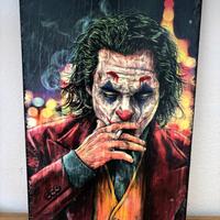 Quadro su legno - Joker