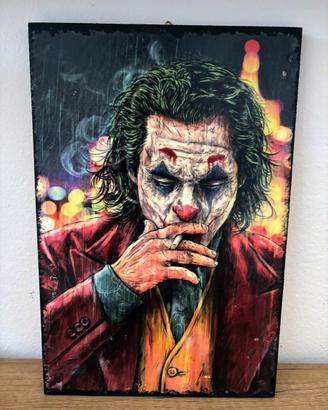 Quadro su legno - Joker