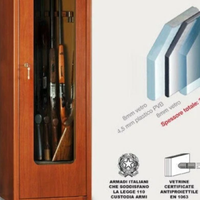 Fuciliera con vetrina blindata