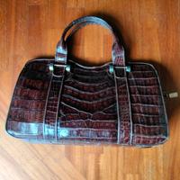 borsa coccodrillo vintage