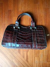 borsa coccodrillo vintage