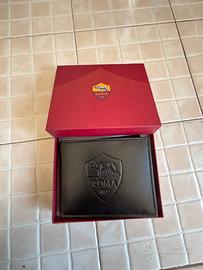 Portafoglio Ufficiale AS ROMA in Vera Pelle