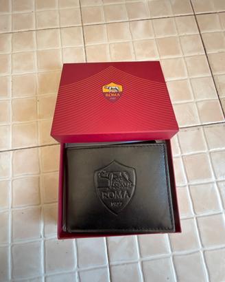 Portafoglio Ufficiale AS ROMA in Vera Pelle