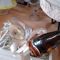 casetta con bicchiere   piu bottiglia  x la festa 