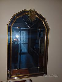 specchiera con bordi oro