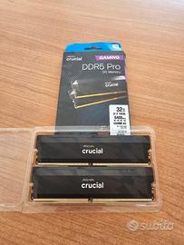 Crucial PRO ram 32gb 6400mhz CL32 Intel & AMD