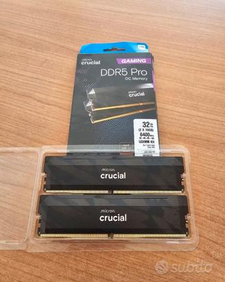 Crucial PRO ram 32gb 6400mhz CL32 Intel & AMD