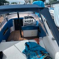 barca Rio 750 con tender 2 mt e honda 2,3 cv. 