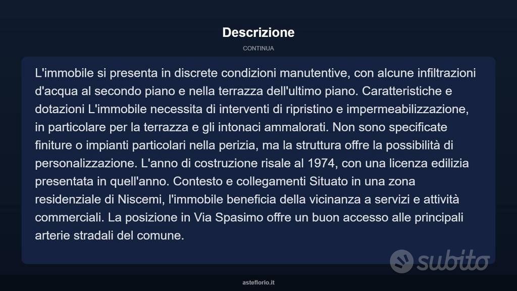 Appartamento – Niscemi, Caltanissetta - Altro