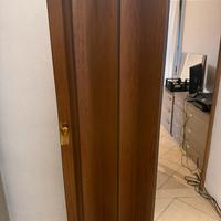 Porta a soffietto in legno 175x75