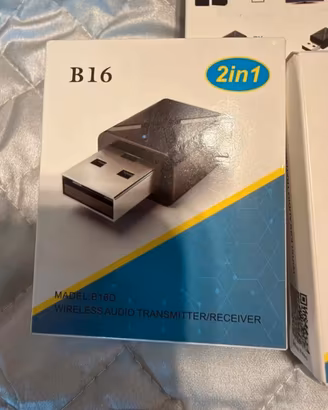 Trasmettitore/Ricevitore Audio Bluetooth 2in1 USB 