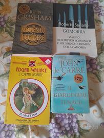 Nr. 4 libri gialli-thriller(€ 3/€ 2/€ 1)