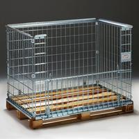 Contenitore in rete metallica apribile