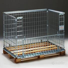 Contenitore in rete metallica apribile