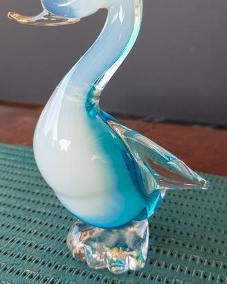 cigno  in vetro di murano
