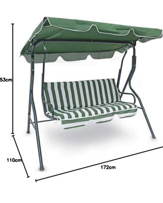 Dondolo da giardino 3 posti