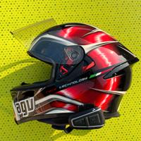 Casco moto integrale AGV con interfono Cardo