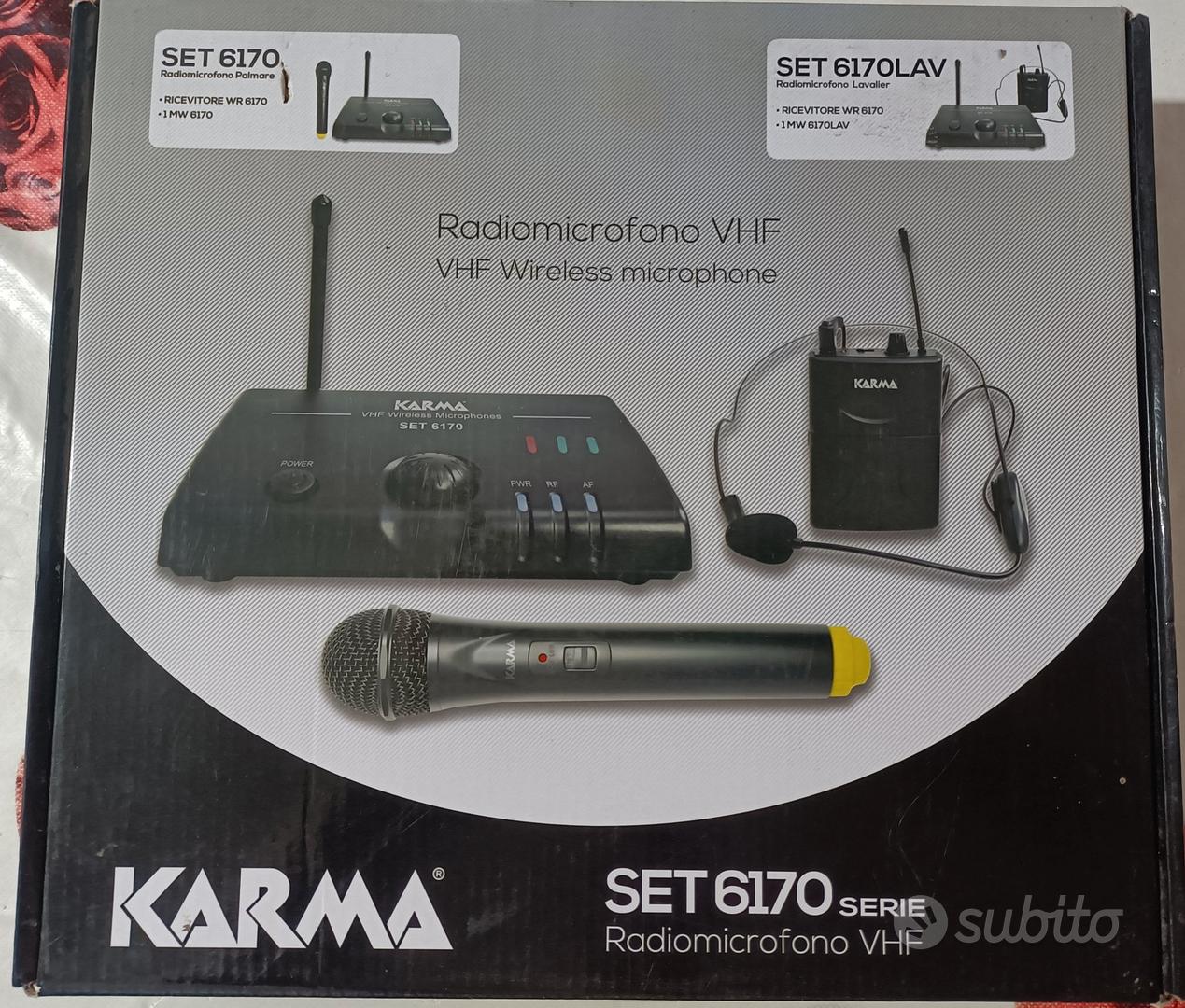 RADIOMICROFONO A GELATO VHF KARMA - Audio/Video In vendita a Messina