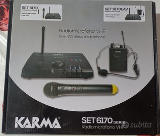 RADIOMICROFONO A GELATO VHF KARMA 