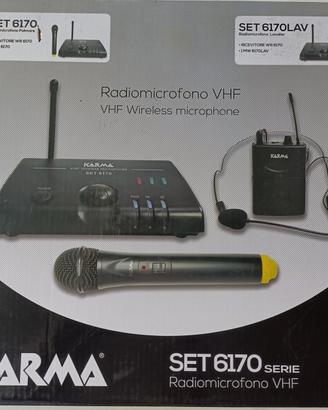 RADIOMICROFONO A GELATO VHF KARMA 