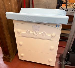 Fasciatoio Pali con vasca per bagnetto