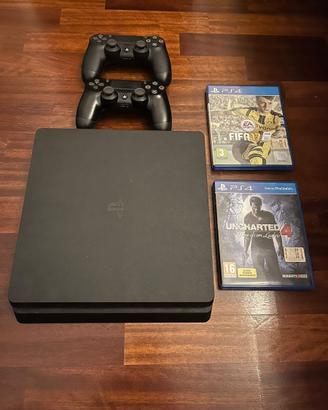 PlayStation 4 PS4 Slim 1TB + 2 Controller+ 2giochi