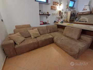 divano angolare con penisola 294 cm
