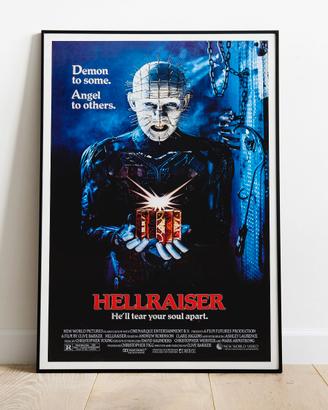 Poster Locandina Film "Hellraiser"