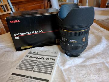Obiettivo Sigma 24-70mm F2.8 AF D