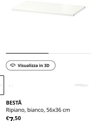 BESTA n. 6 ripiani 36x56
