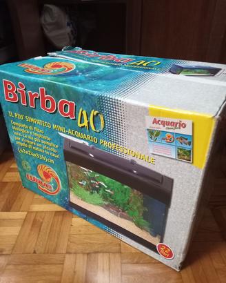 Acquario Birba 40 completo di tutti gli accessori