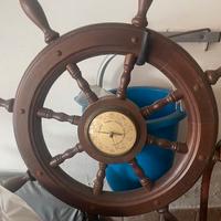 timone con barometro e orologio