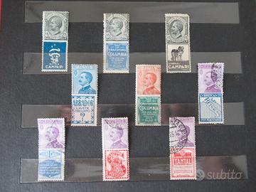 Francobolli "Pubblicitari" del Regno d'Italia 1924