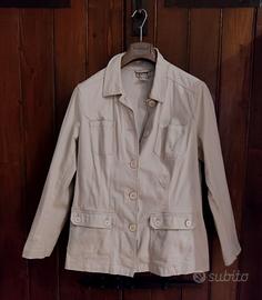 Giacca blazer mezza stagione cotone elasten tg 52