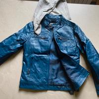 giacca di pelle bambino