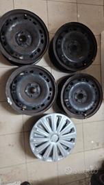cerchi polo 5 volkswagen, seat,skoda, 15 pollici