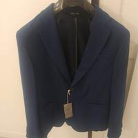 Giacca da uomo azzurra nuova taglia 52.