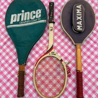 Racchette da tennis in legno vintage