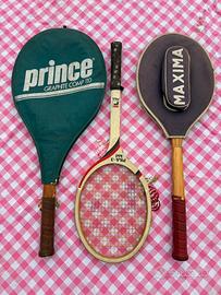 Racchette da tennis in legno vintage