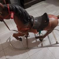 Cavallo dondolo vintage non spedisco 
