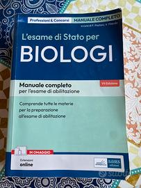Manuale completo per l’ esame di stato per biologi